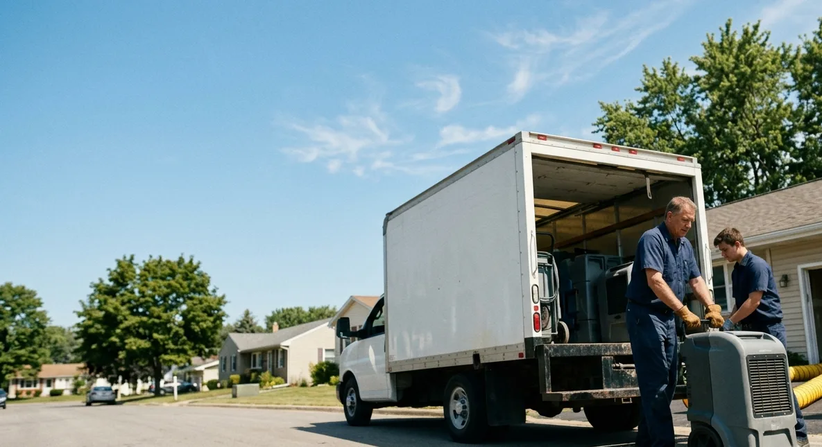 Water Damage Cleanup in Kettlersville, OH near me